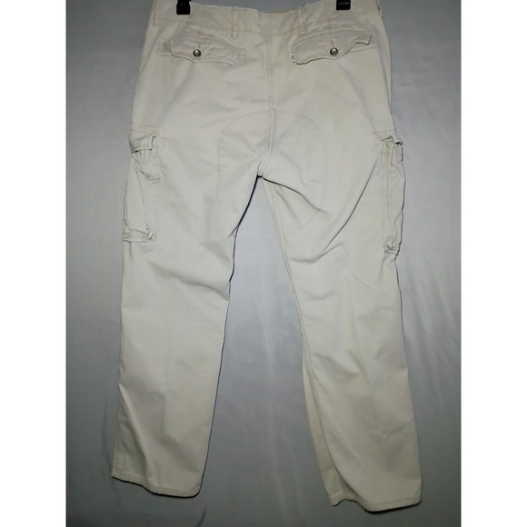Levis Ace Cargo Pants Mens 36x32 (36x30) Straight Leg Utility Metal Flap Pockets - Picture 9 of 11